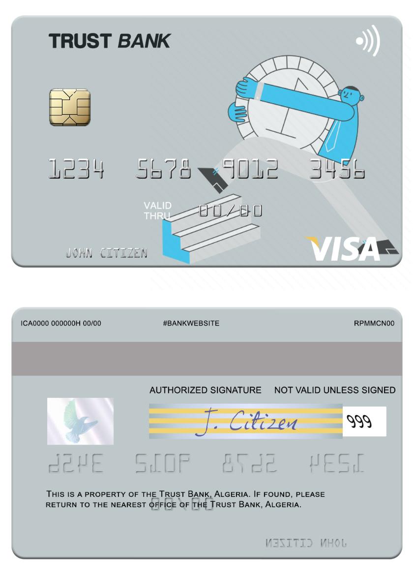 Algeria Trust Bank Algéria visa card